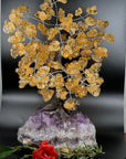 Large Citrine Tree