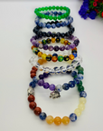 7 Chakra Bracelet with elephant charm