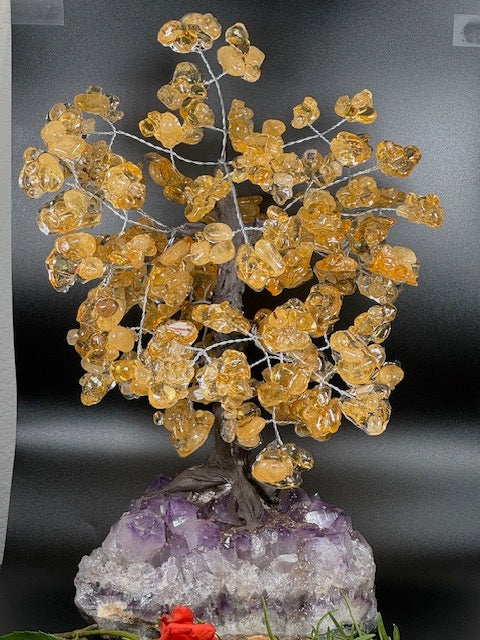 Large Citrine Tree