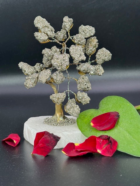 Pyrite Tree on Slab