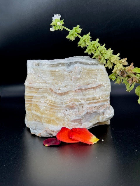 Zebra Calcite Cluster One-of-a-Kind 