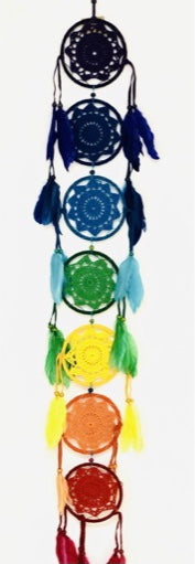 7 Chakra Hand Crochet Dream Catcher