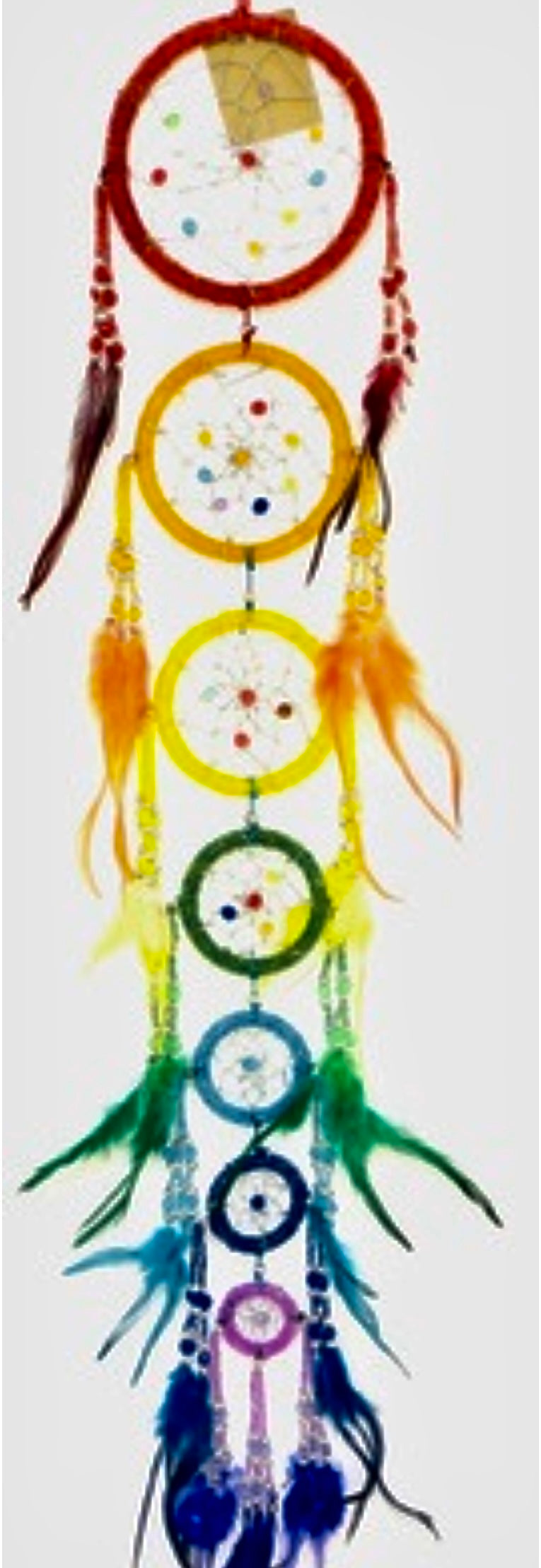 7 Chakra Beaded Dream Catcher