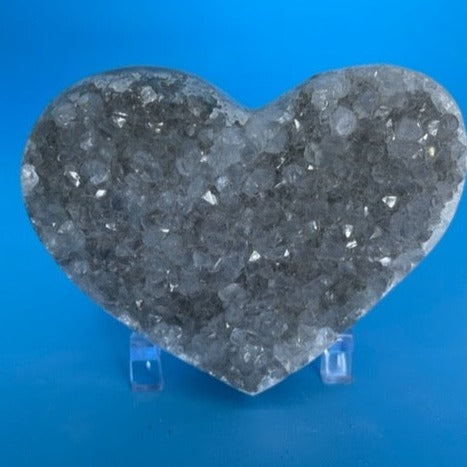 Limited Edition Raw Amethyst Heart 