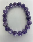 Chevron Amethyst Bracelet