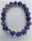 Chevron Amethyst Bracelet