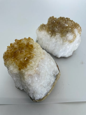 Citrine Cluster Limited Edition #5 - Set of 2