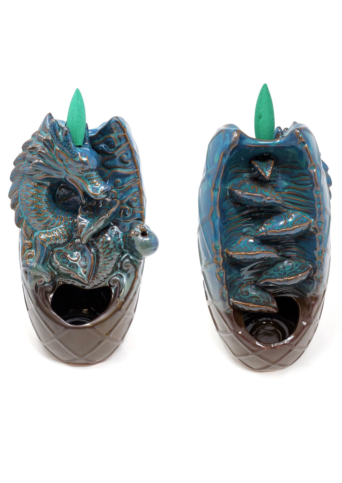 Dual Ceramic Backflow Cone Burner