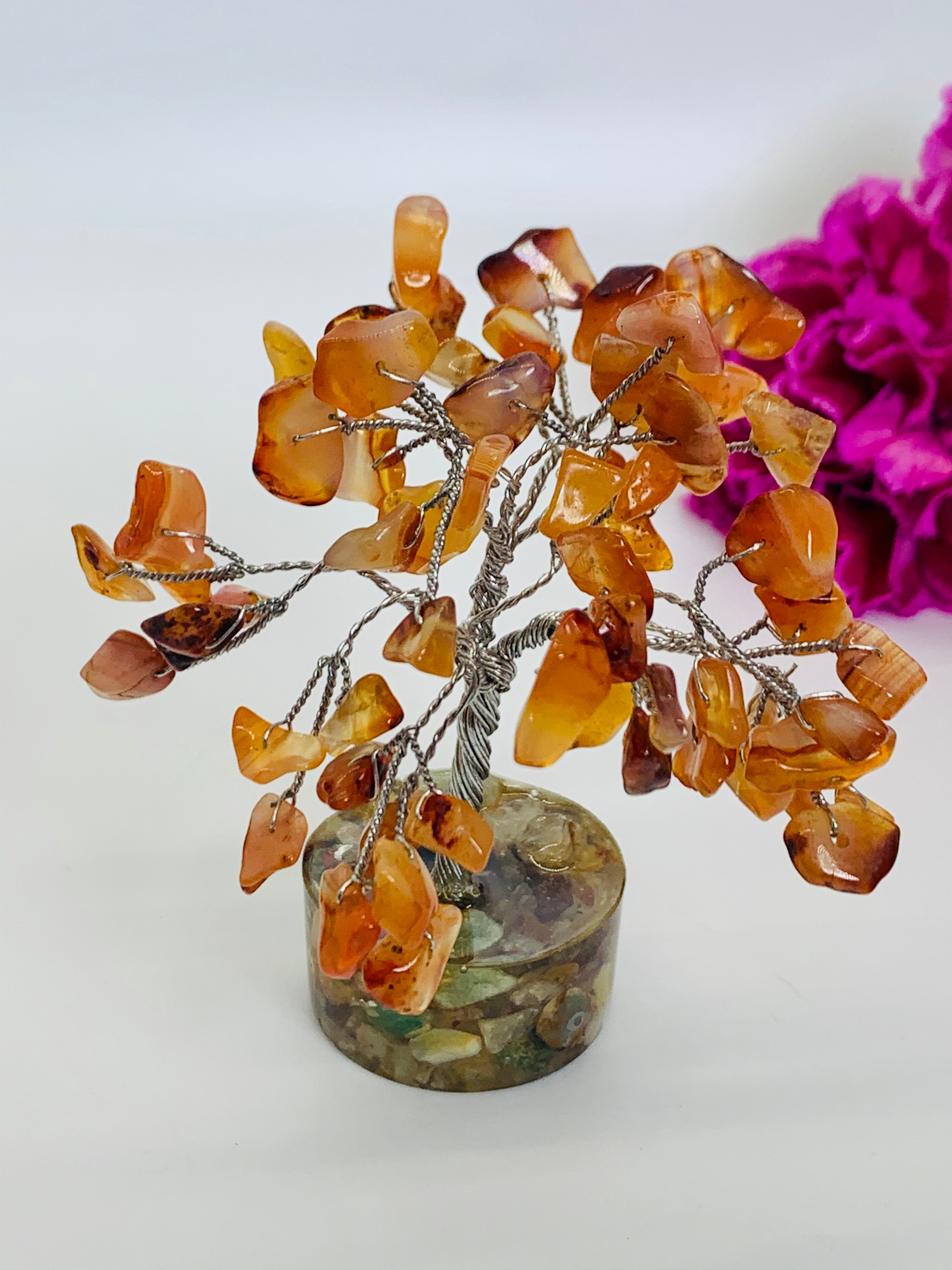 Carnelian Crystal Tree