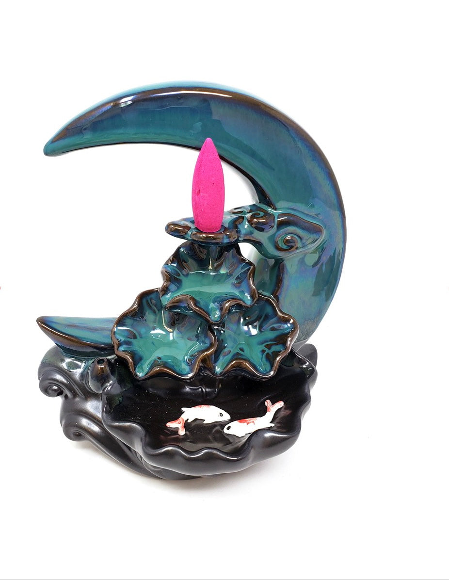 Moon Ceramic Backflow Burner