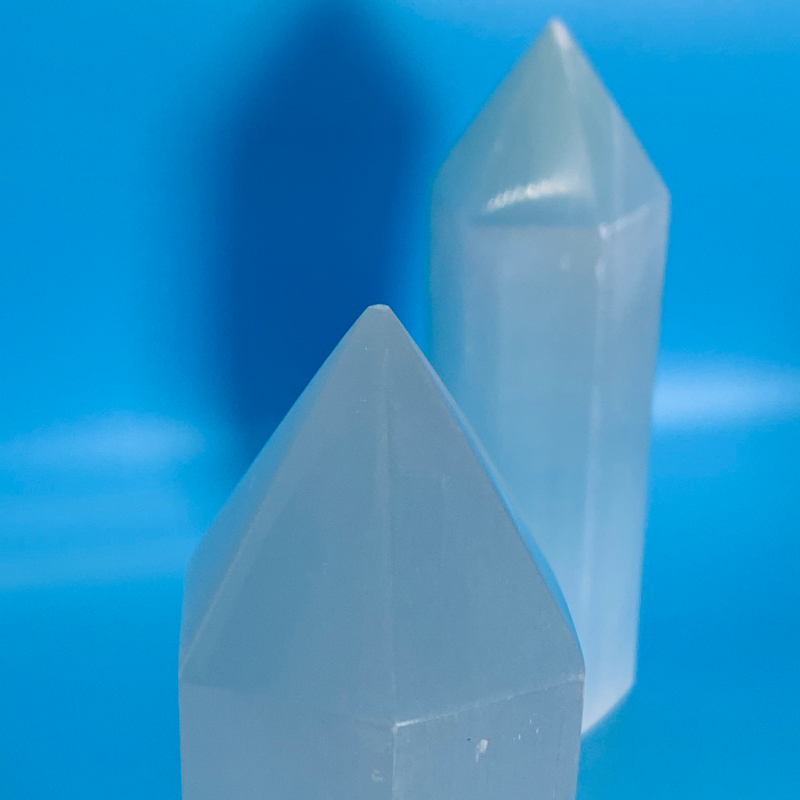 Selenite Hexagon Point