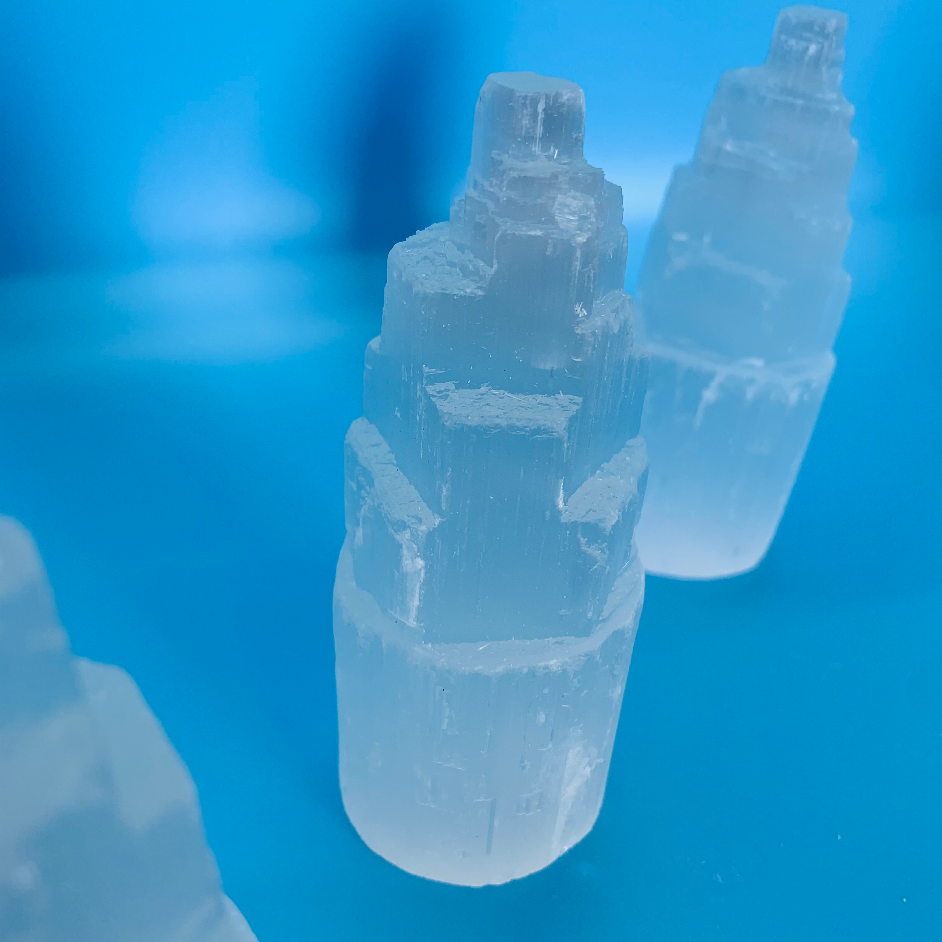 Selenite Small Single Tower