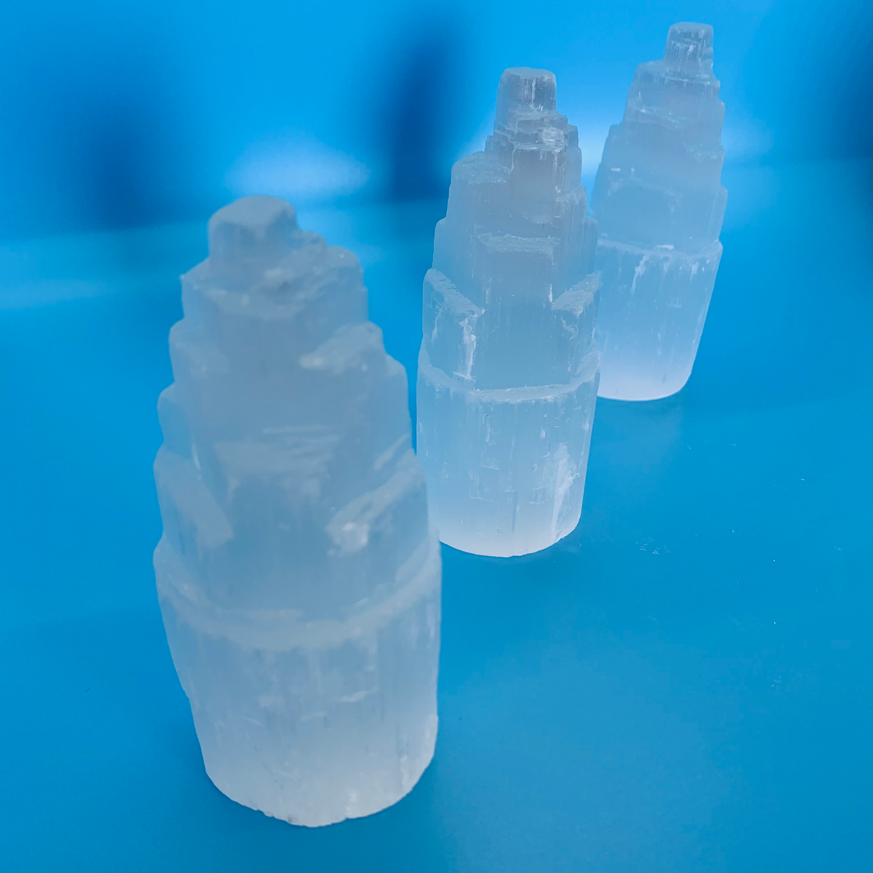 Selenite Small Single Tower