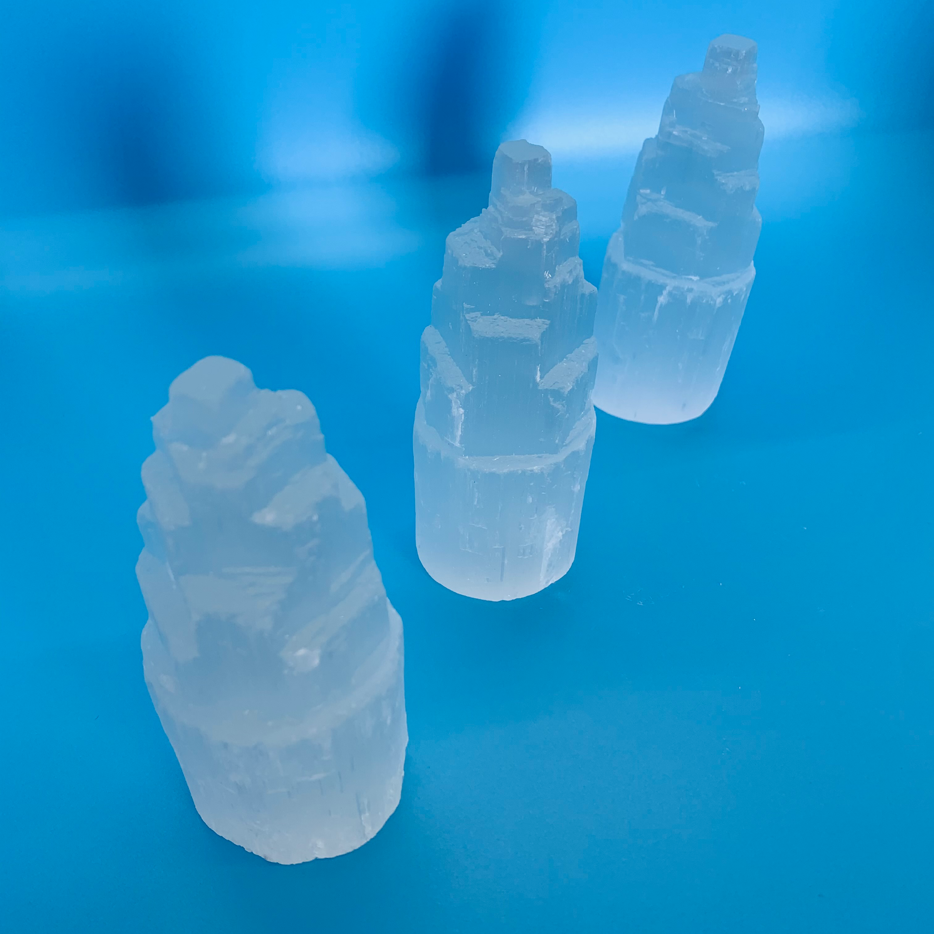 Selenite Small Single Tower