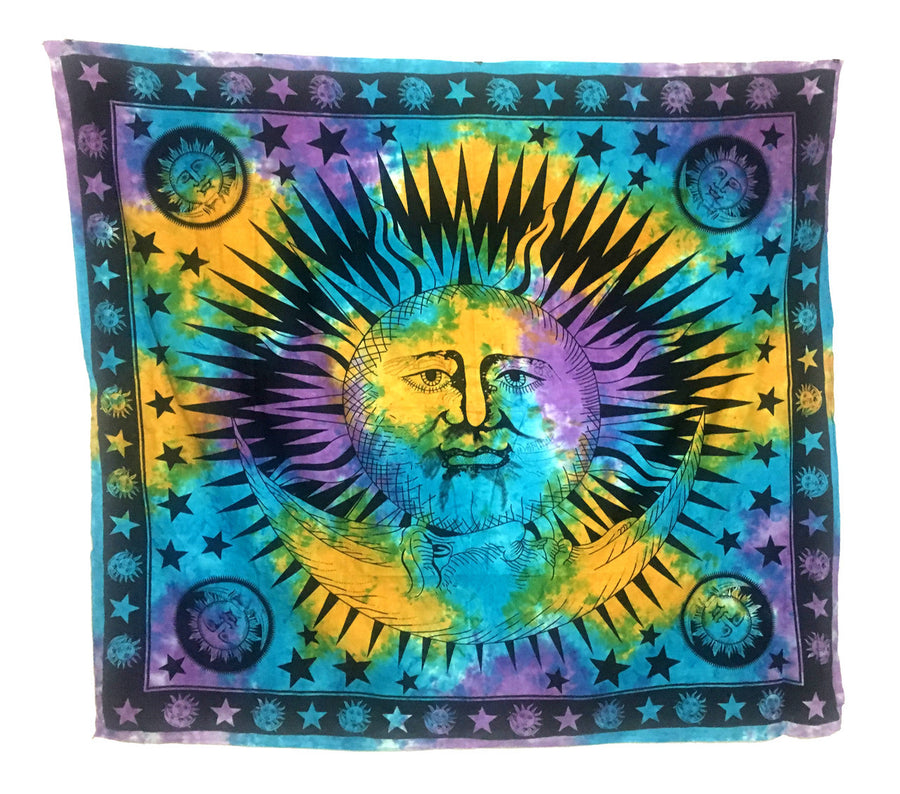 Tapestry Celestial Sun and Moon