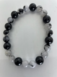 Tourmalinated Quartz Bracelet