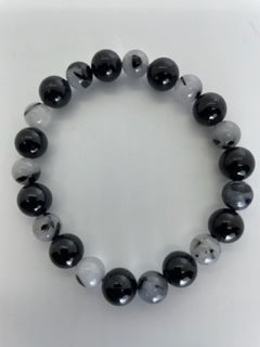 Tourmalinated Quartz Bracelet