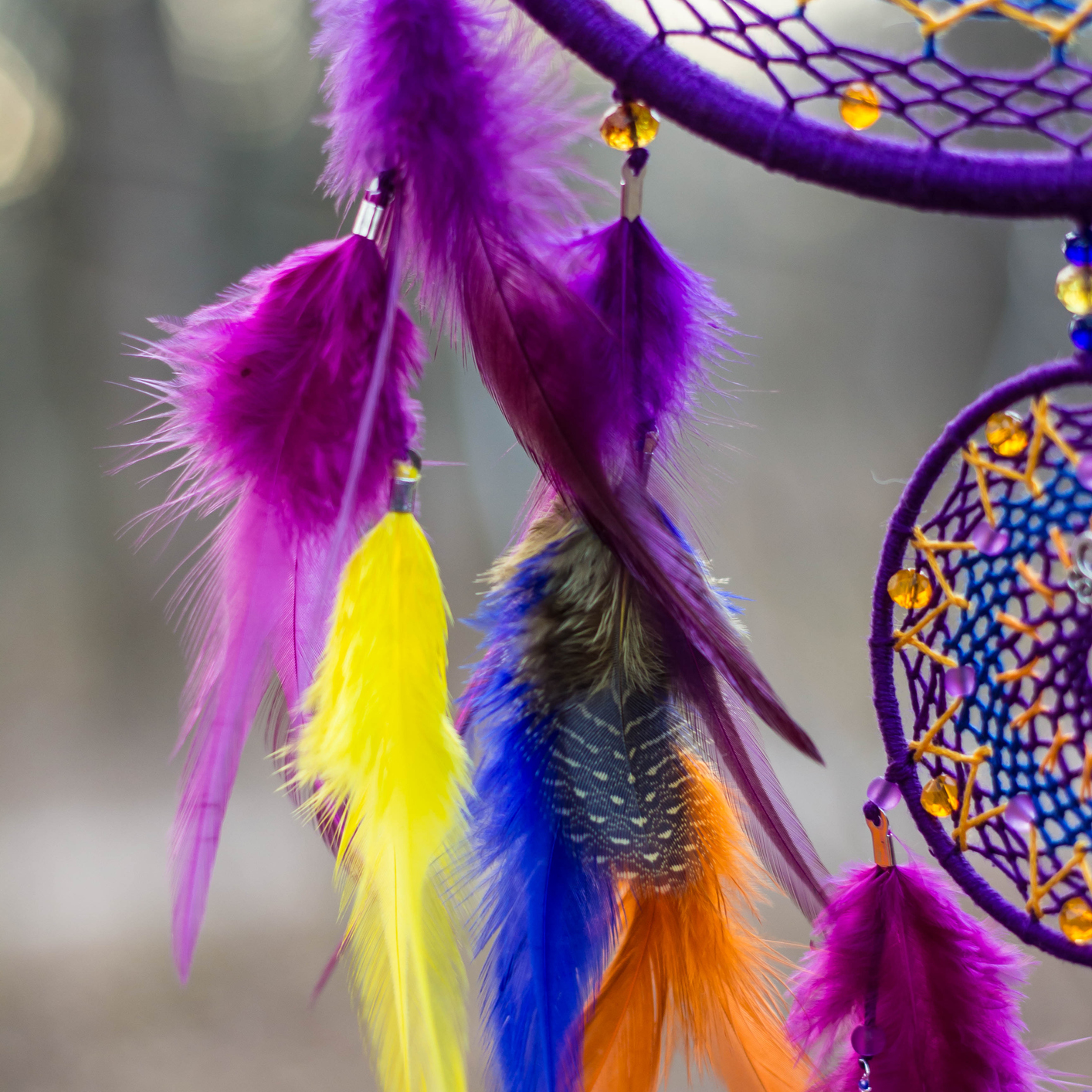 7 Chakra Spider Web Dream Catcher