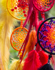 7 Chakra Hand Crochet Dream Catcher